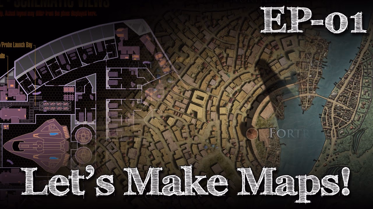 How to draw the map of a city?