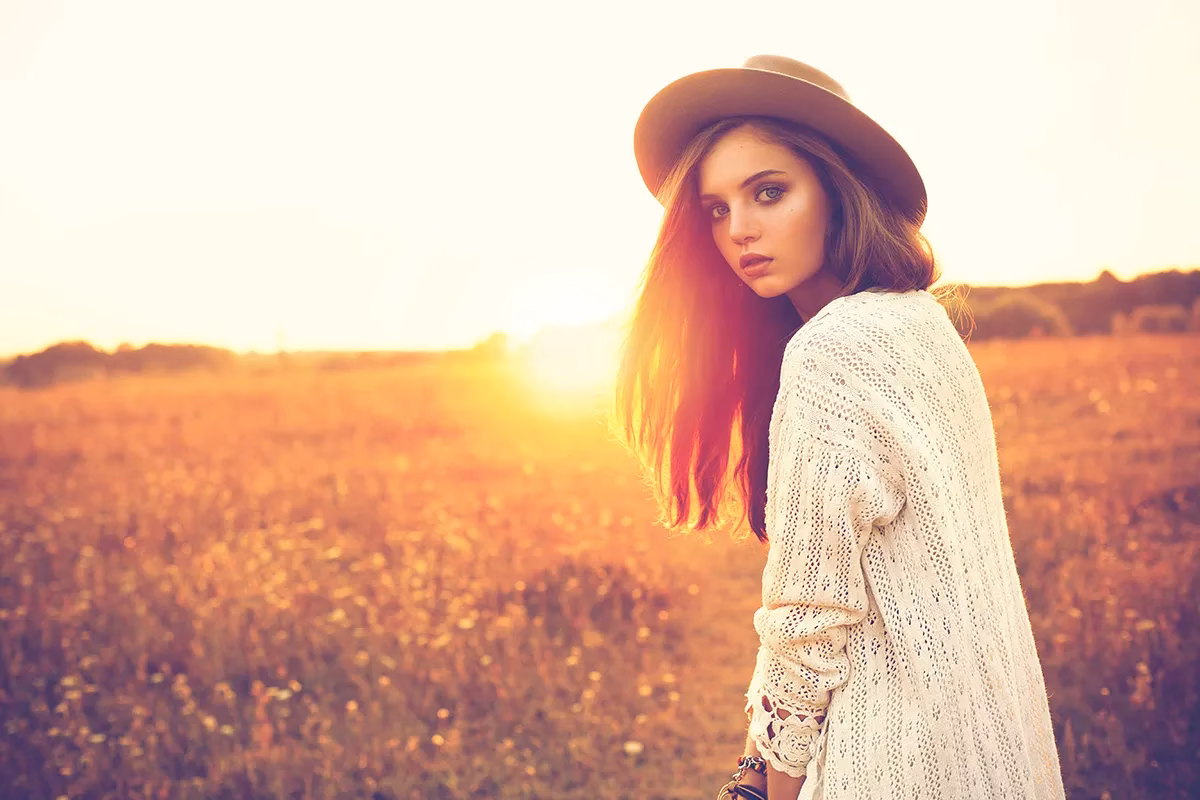 How to make a photo look like sunset in Photoshop?