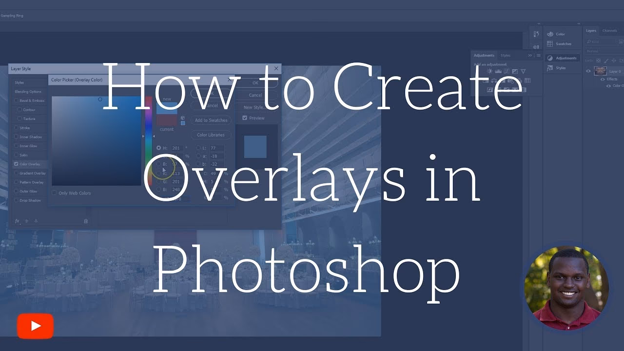 How do I stack images on top of each other in Photoshop?