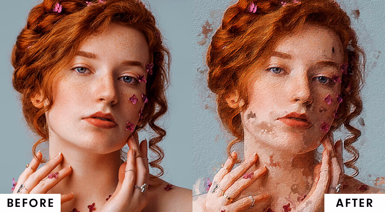 Which filter makes the picture appear like painting?