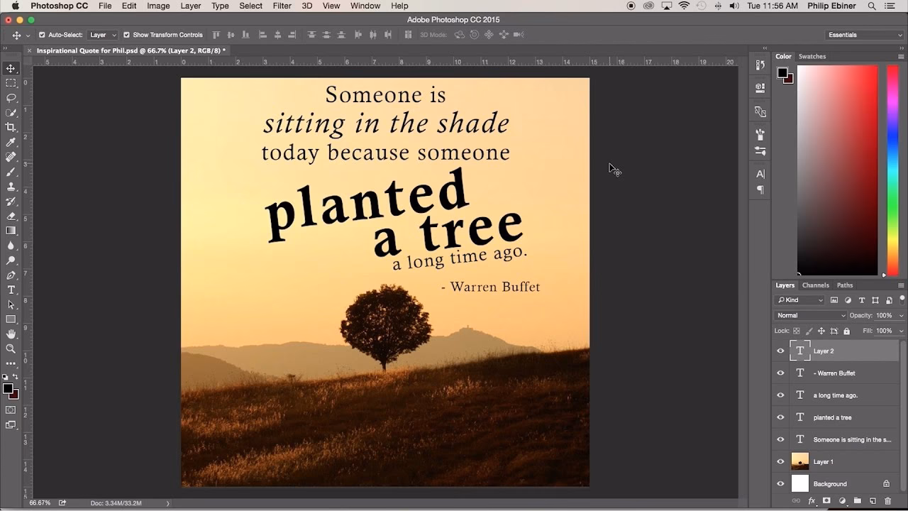 How to make a quote image?