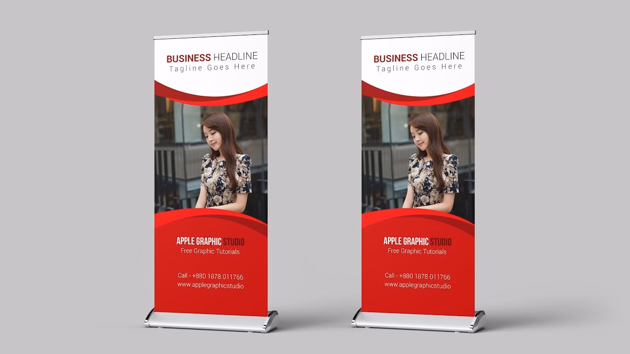How to design a rollup banner?