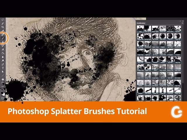 How do you create a splatter effect?