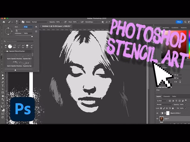 How do you make your own stencils?