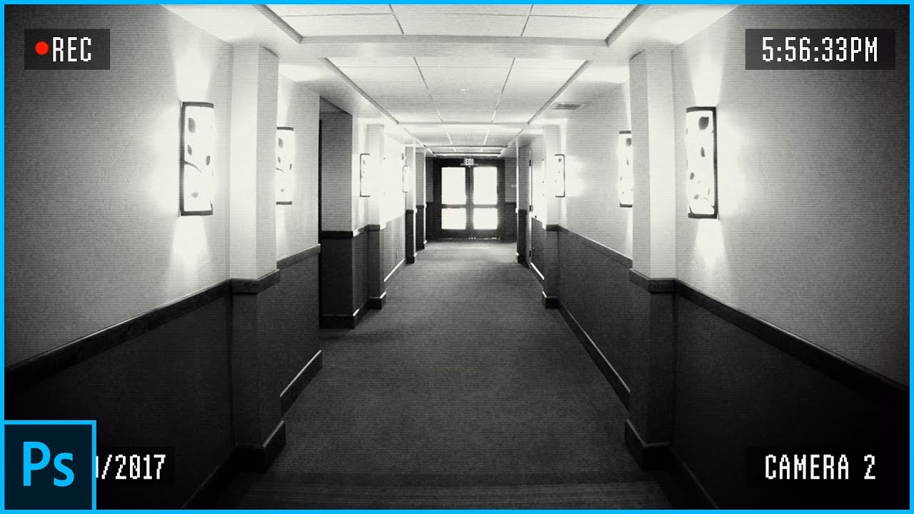 How do you blur a surveillance camera?