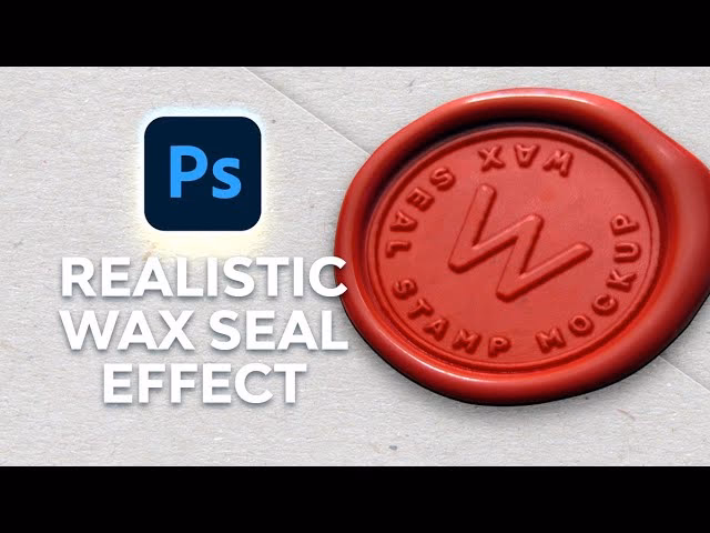How do you make perfect circle wax seals?