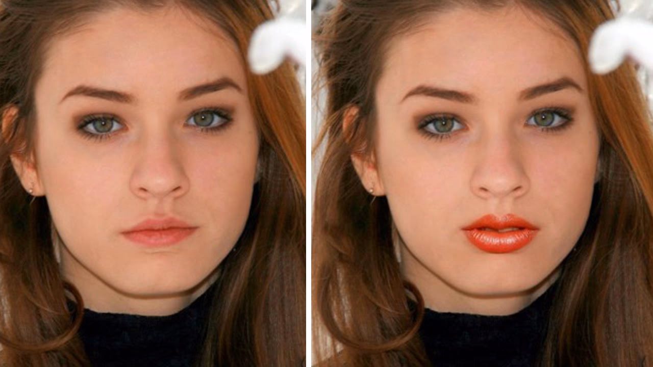 How to make lips bigger in pictures?
