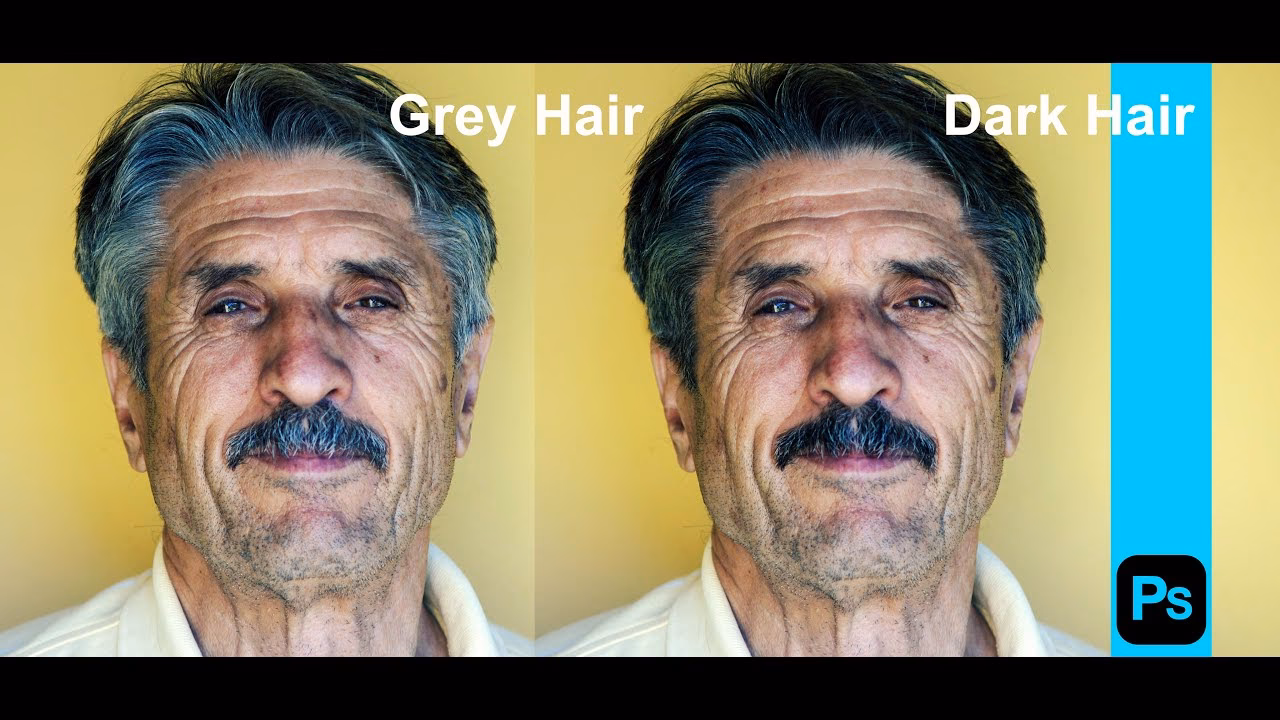 How can I turn grey hair to black?