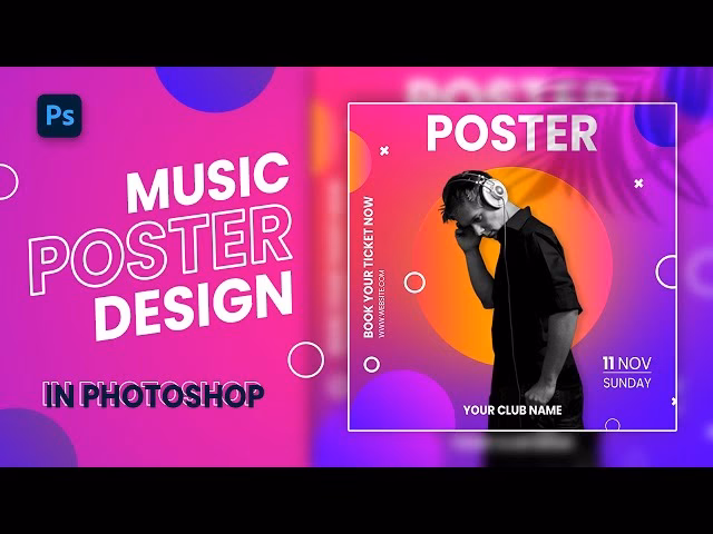 How to make your own music poster?