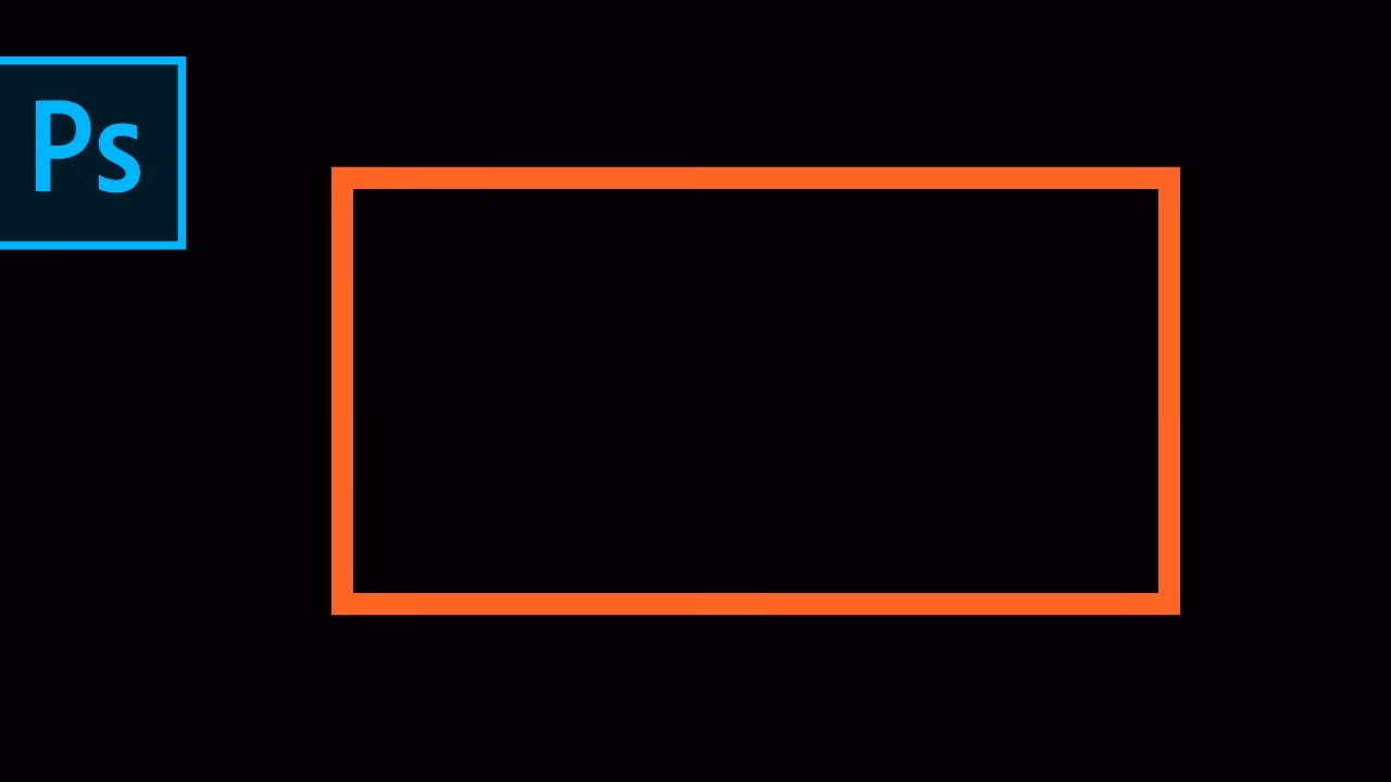 How to make a rectangular selection in Photoshop?