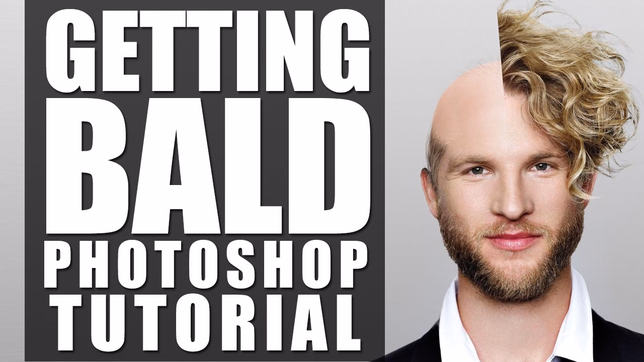 How to make a person bald in a photo?