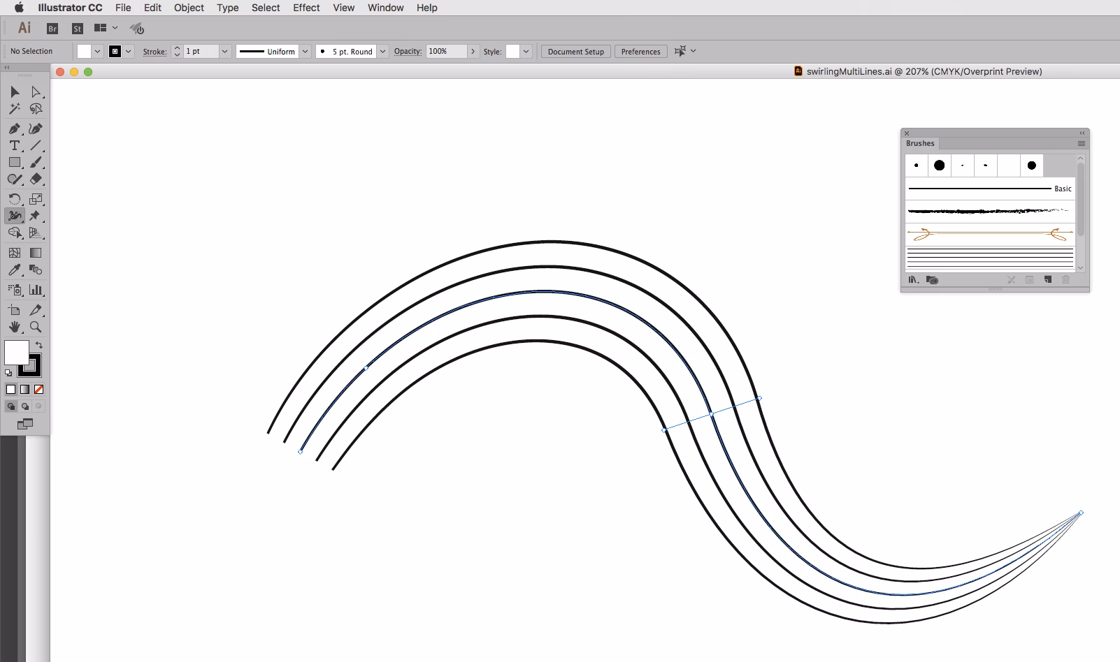 How to make a twirl in Photoshop?