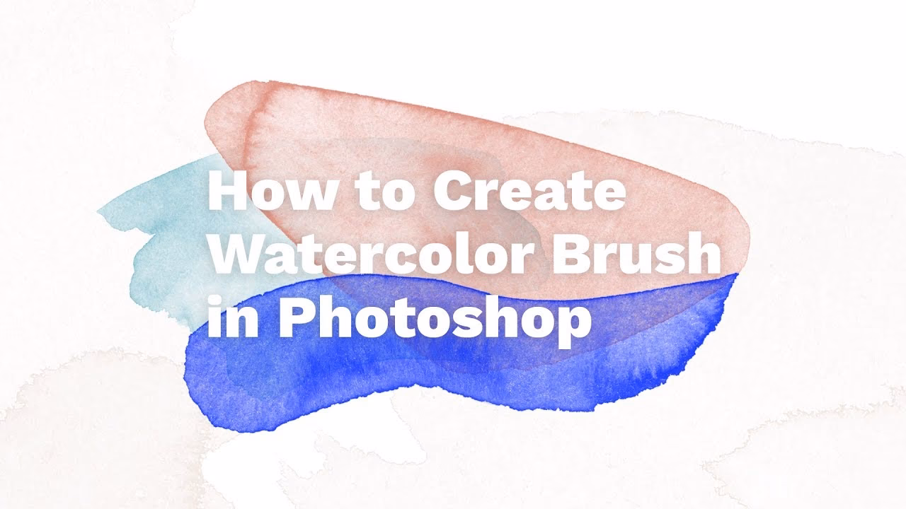 How do you mimic watercolor in Photoshop?
