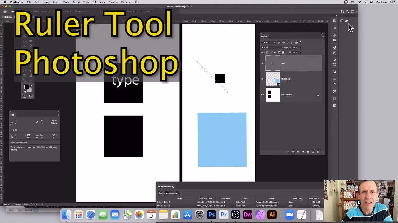 Is there a measure tool in Photoshop?
