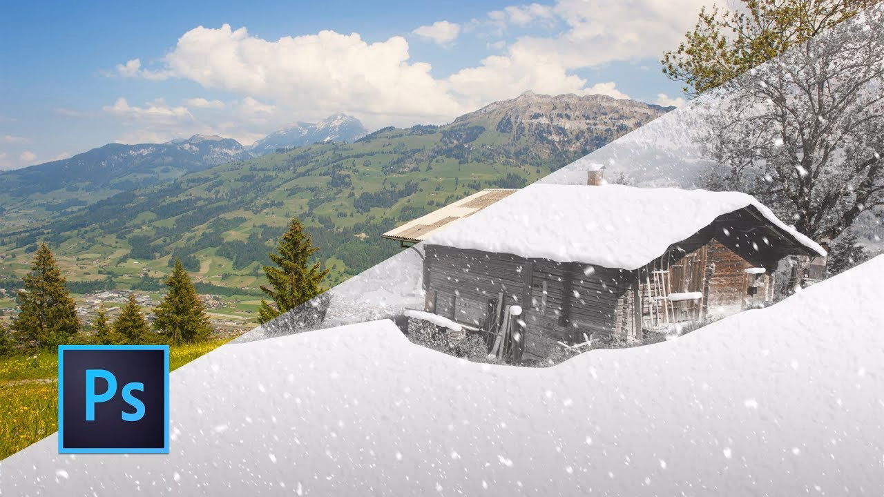 How do you capture snow in a picture?