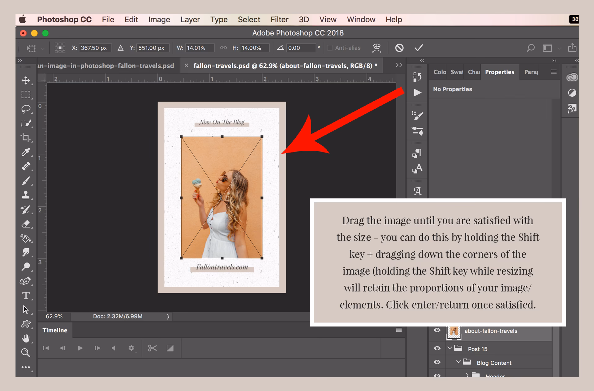 How do I insert a picture into a shape in Photoshop?