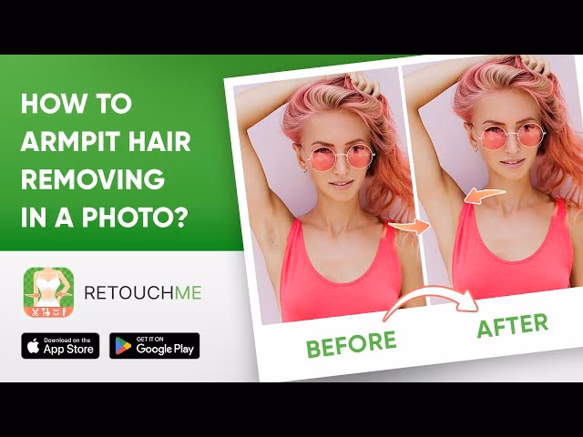 How to remove body hair in image?