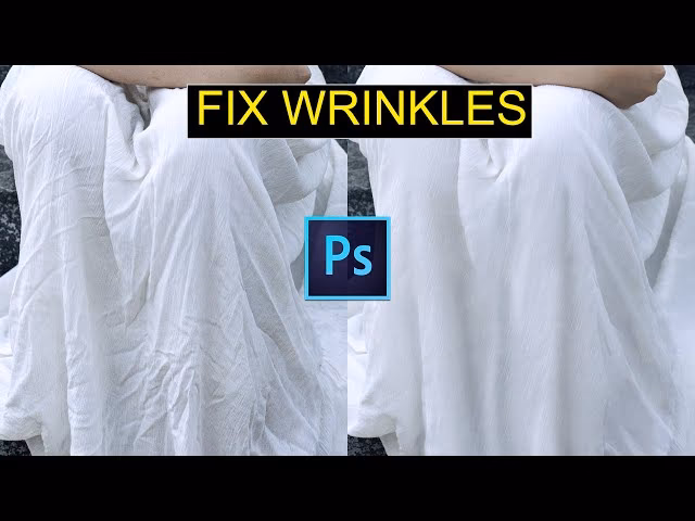 What tool removes wrinkles in Photoshop?