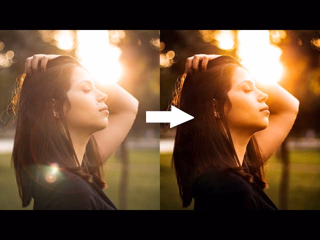 How to get rid of the sun in a photo?