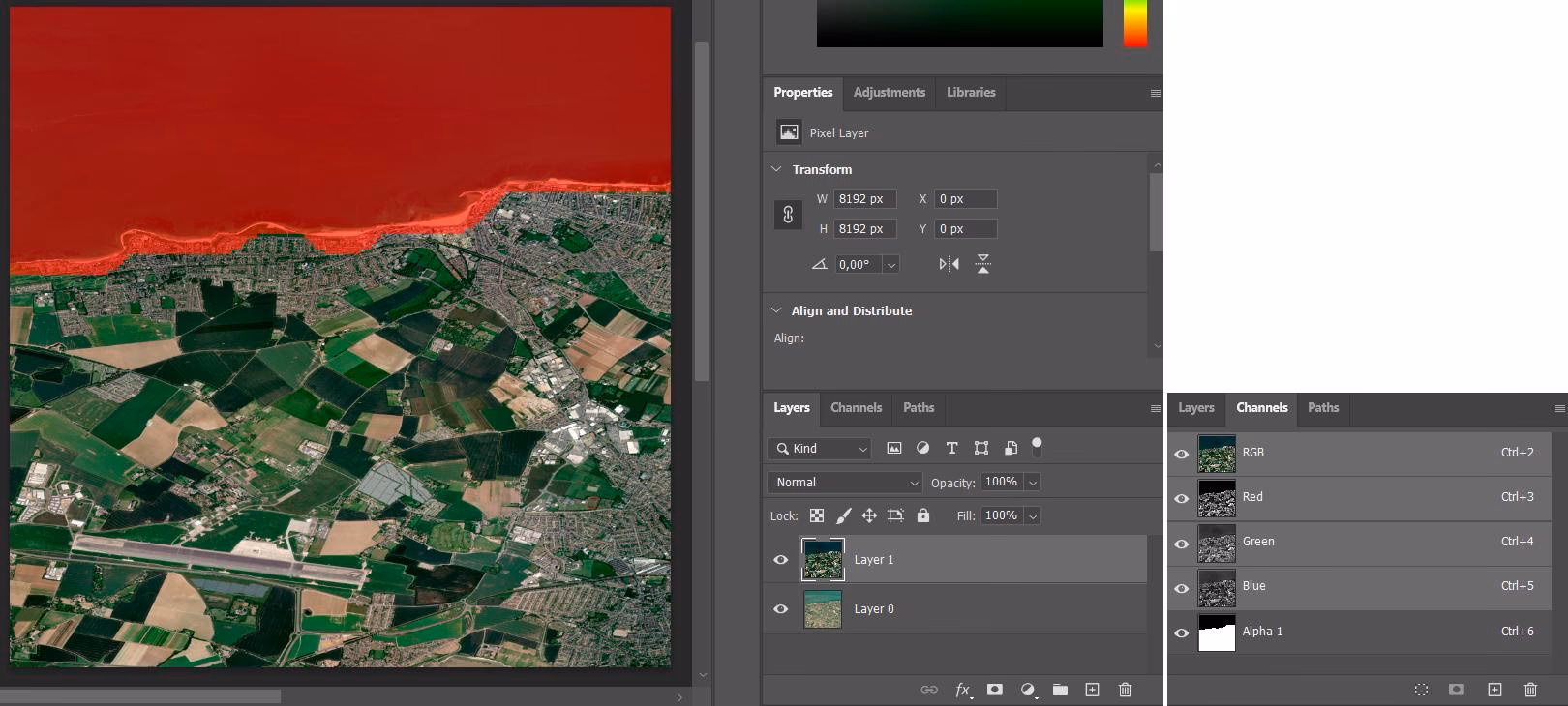 How to select alpha channel in Photoshop?