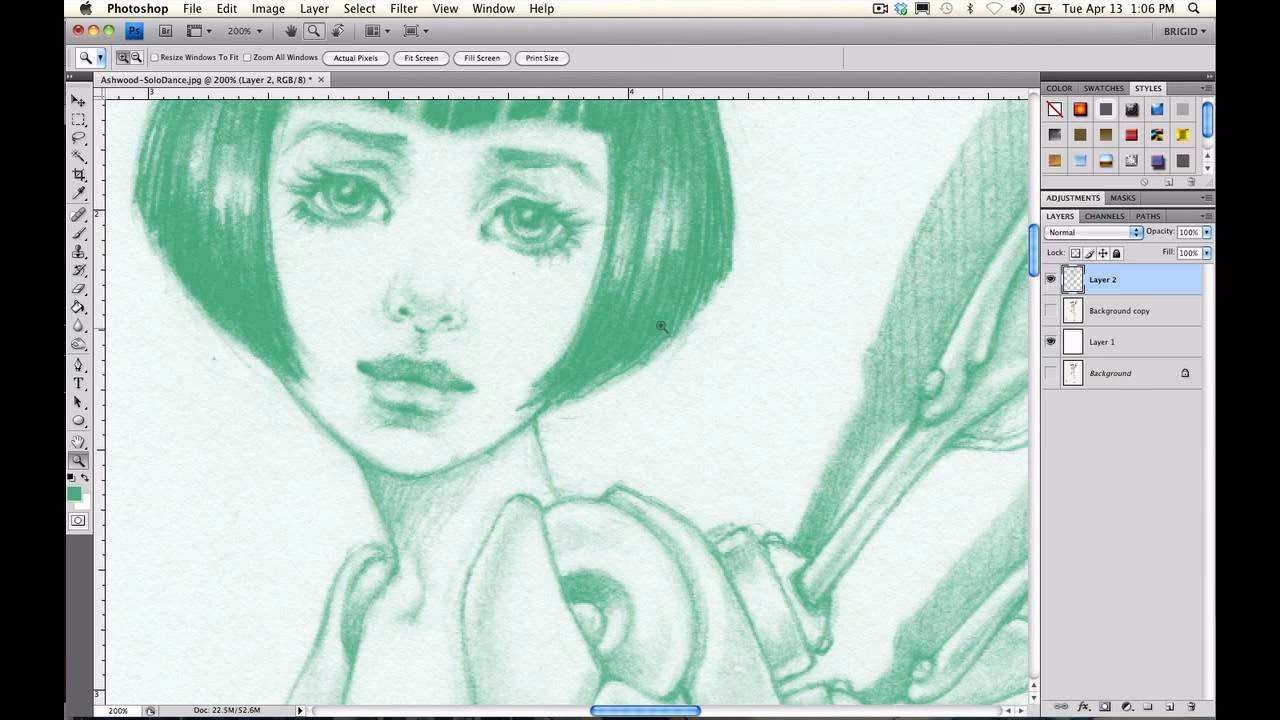 How to select guide lines in Photoshop?