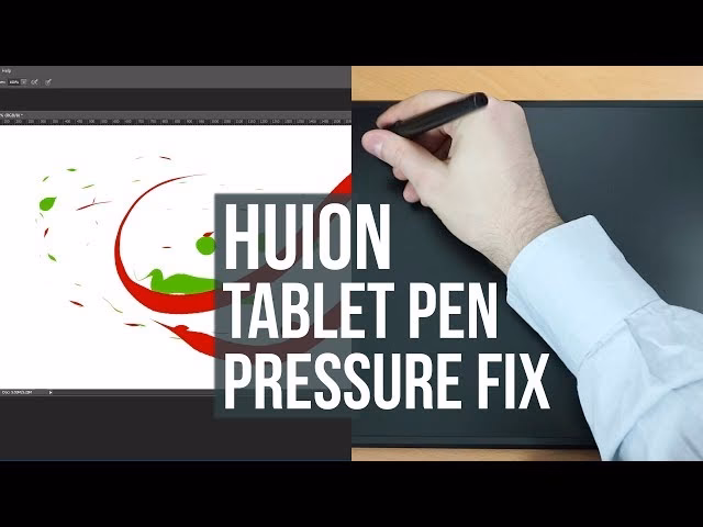 Why is my Huion pen not pressing?