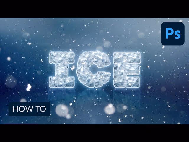 How to make a frozen effect ice effect in Photoshop?