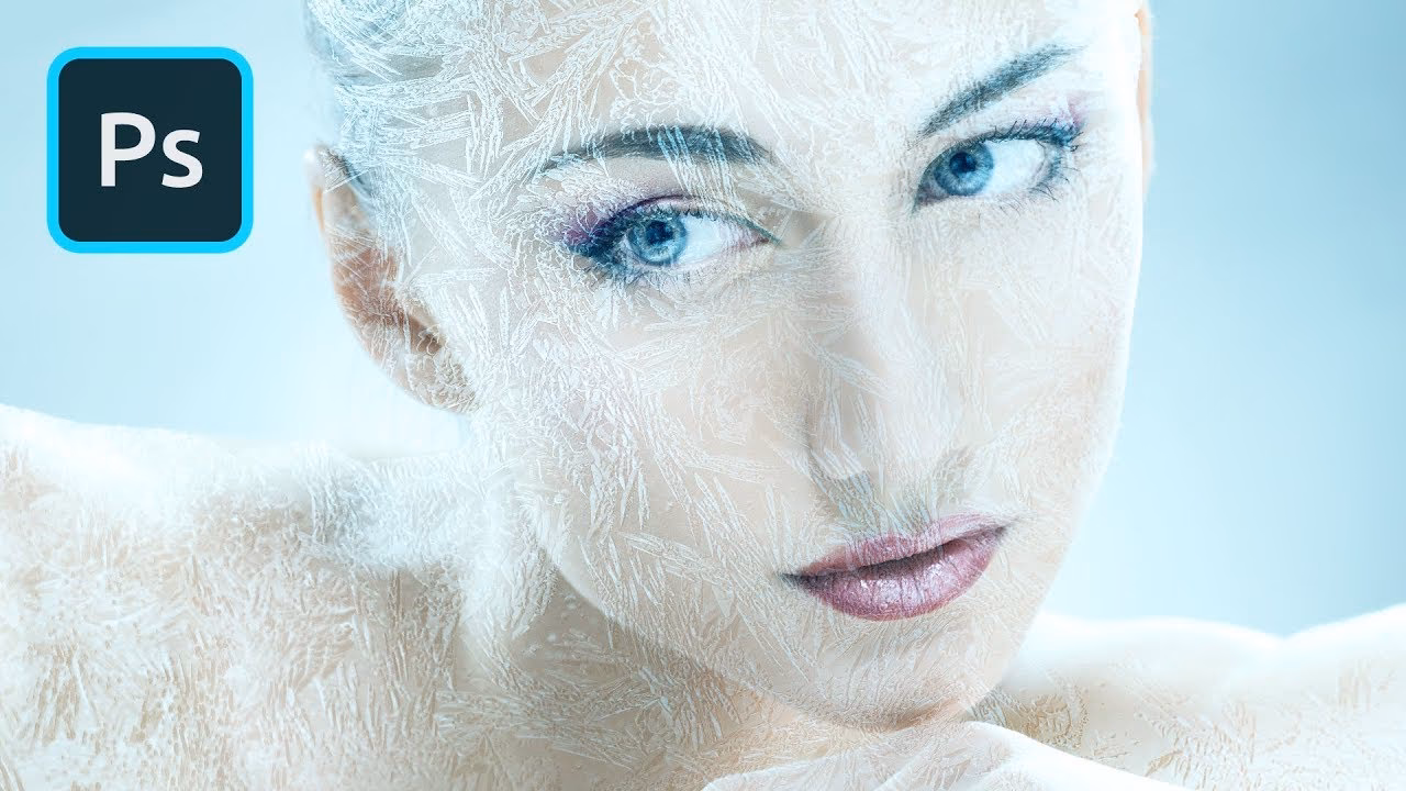 How to make a frozen effect ice effect in Photoshop?