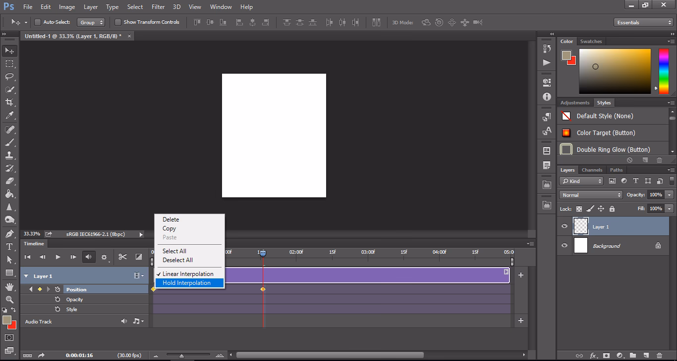 What is image interpolation setting to nearest neighbor?
