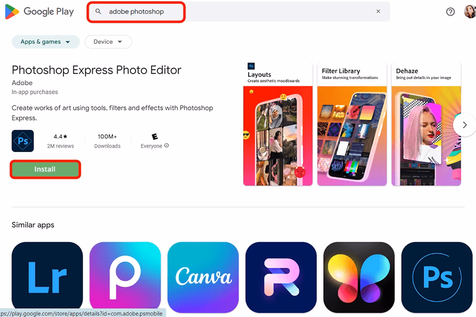 Can I install Photoshop in Chromebook?