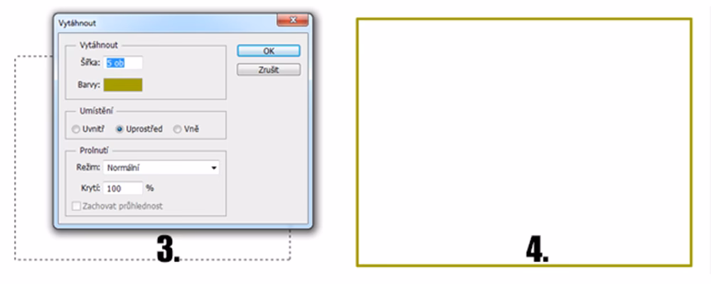 Jak udělat obrys obrázku?