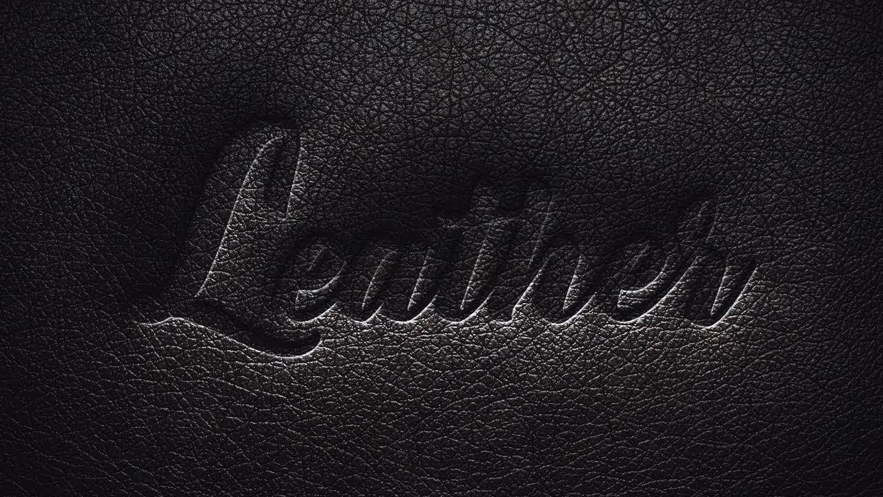 How to create leather in Photoshop?