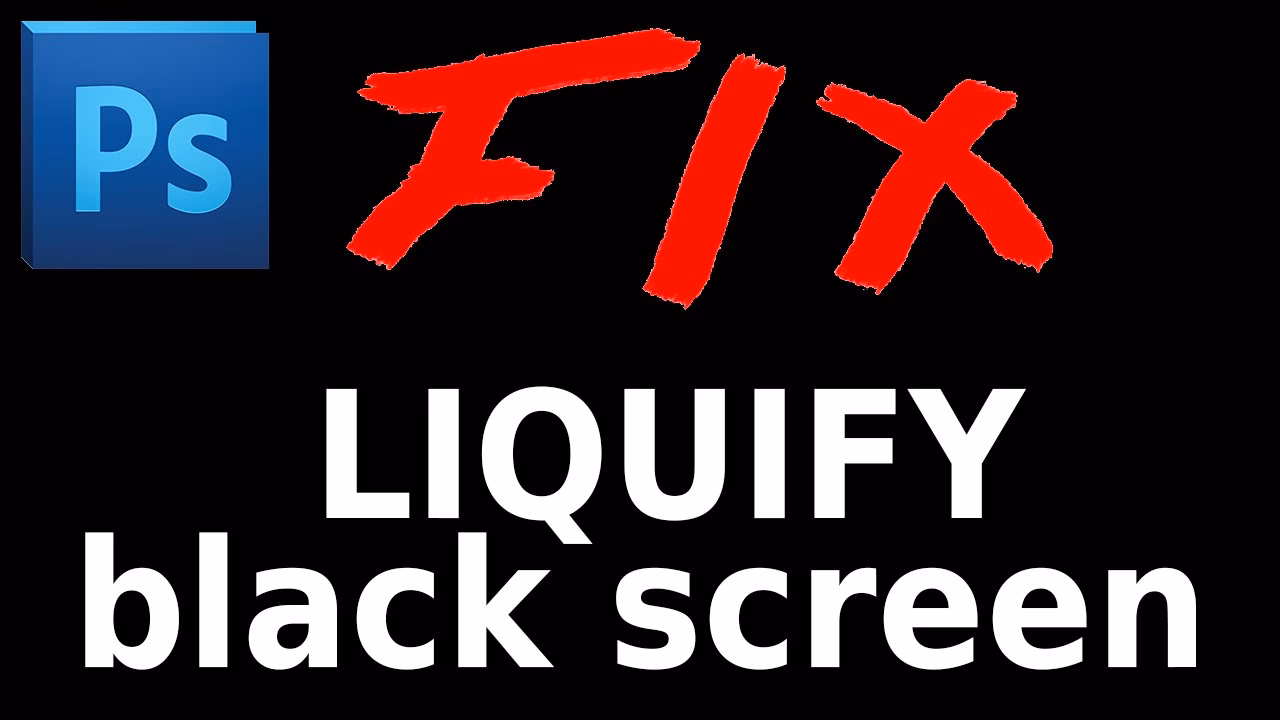 Why can't I use the liquify tool in Photoshop?