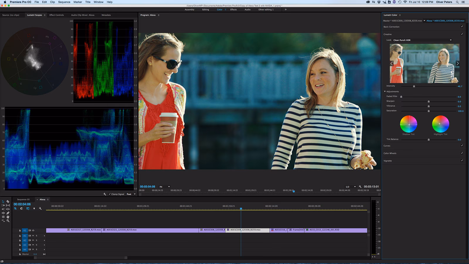 How do I access Lumetri color?