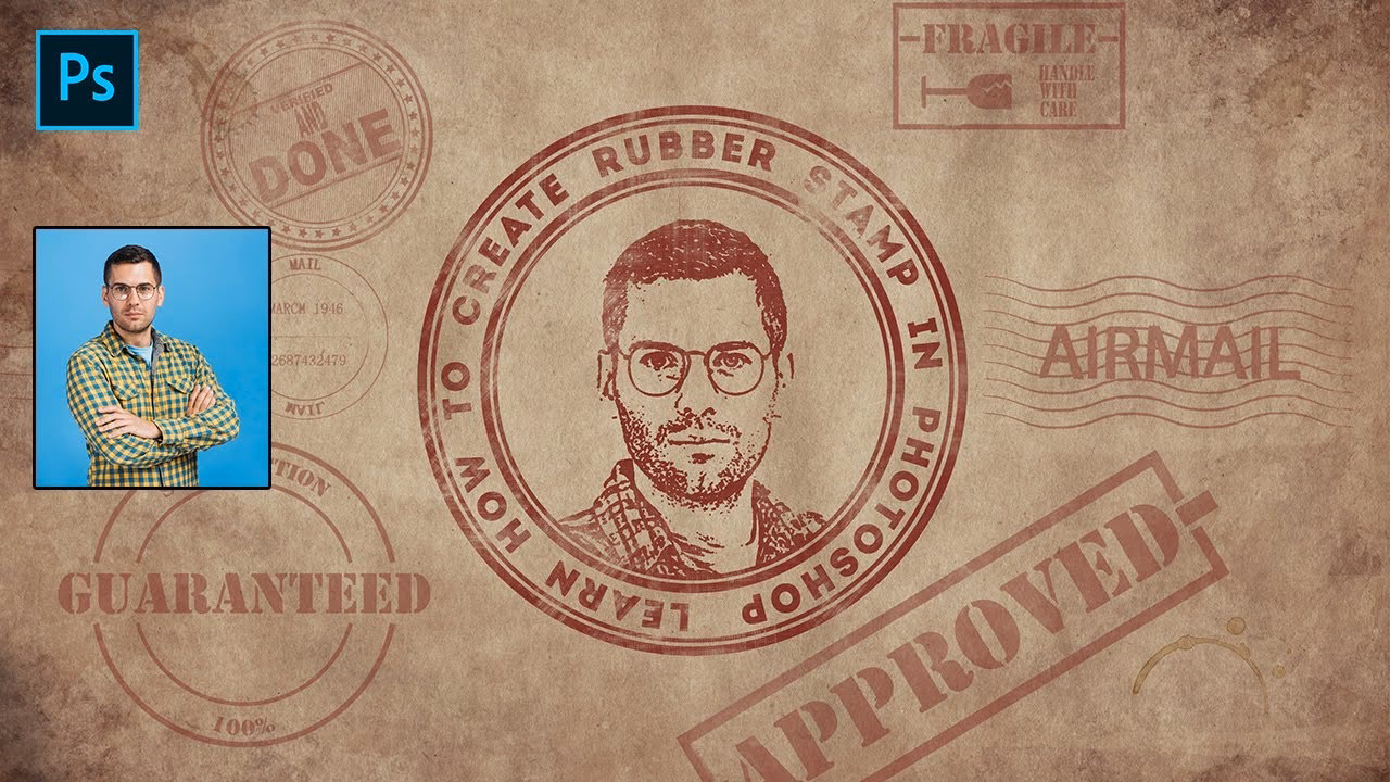 Which tool acts like a rubber stamp in Photoshop?