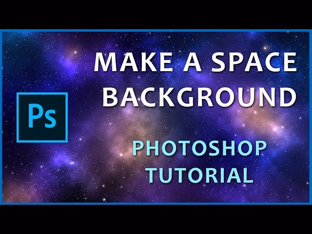 How to make a space effect in Photoshop?