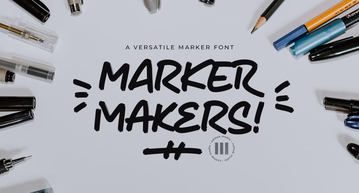 Is there a font that looks like marker?