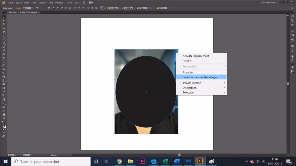 Comment faire le masque d'écrêtage sur Photoshop ?