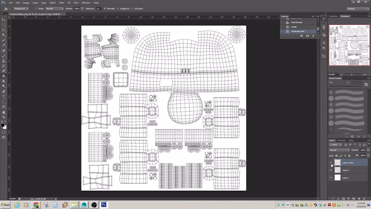 How do I export an UV map?