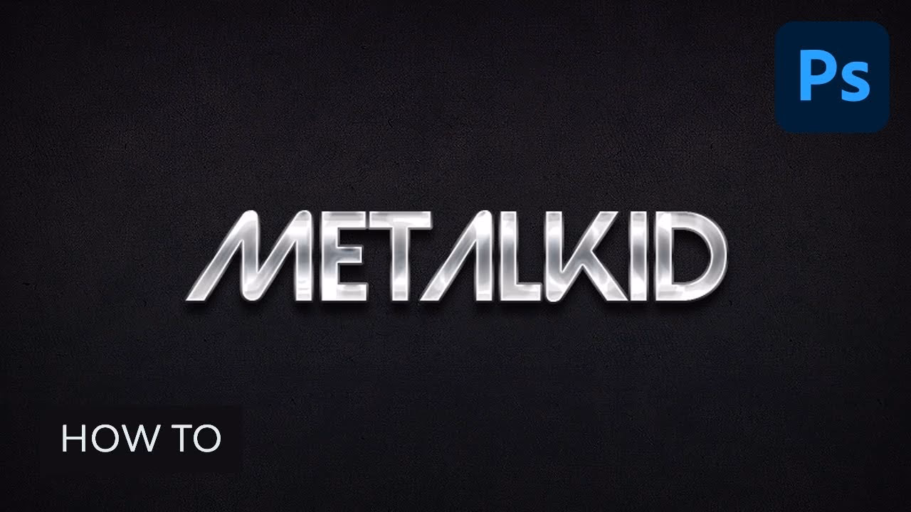 How to make text metallic after effects?