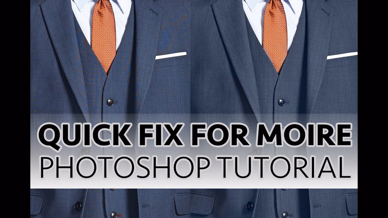 How to fix the moiré effect?