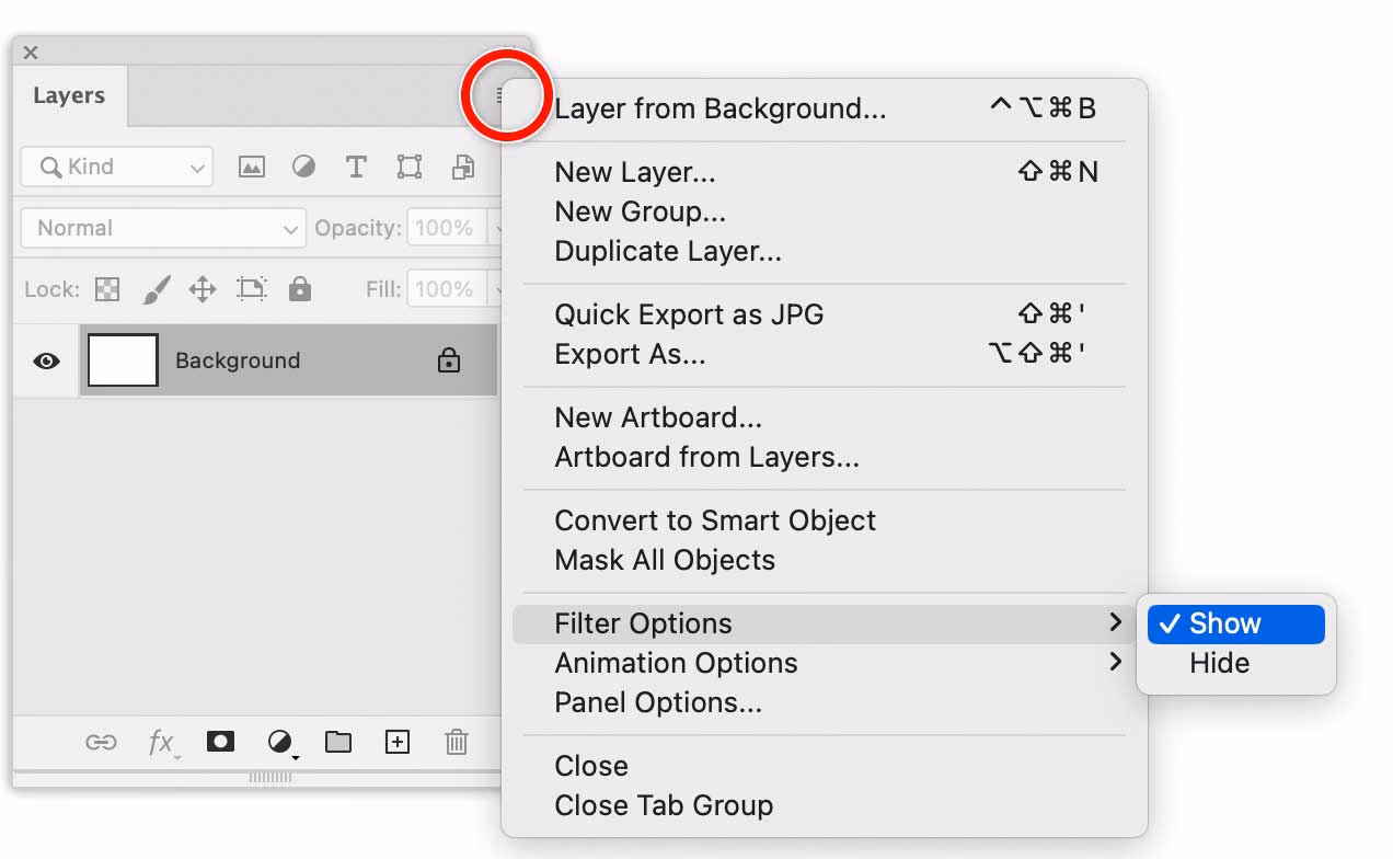 How to apply filter to all Layers in Photoshop?