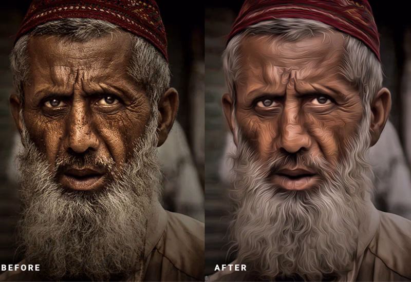 How to make Oil Paint in Photoshop?