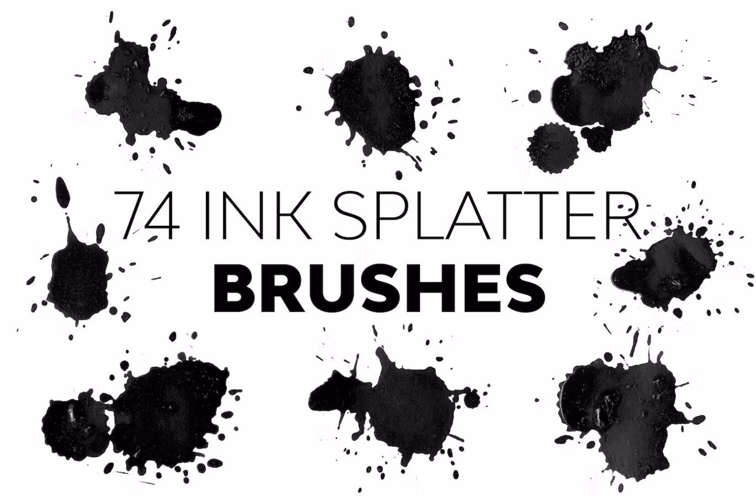 What is the best brush for splatter painting?