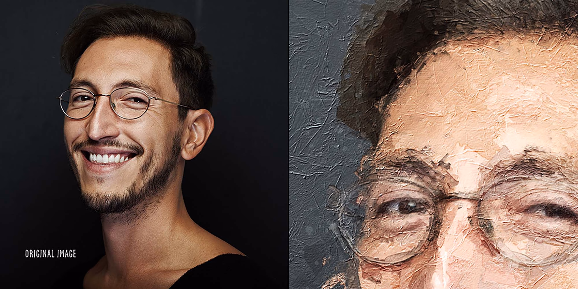 What is a painterly image?