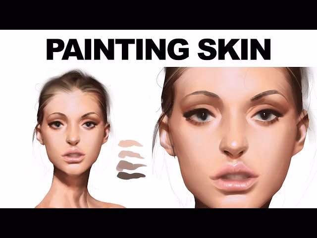 How to paint skin color in Photoshop?