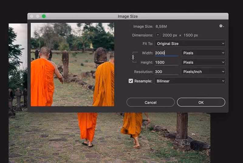 What resolution is 4K for Photoshop?