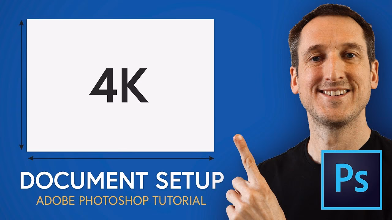 How to make a 4K picture in Photoshop?