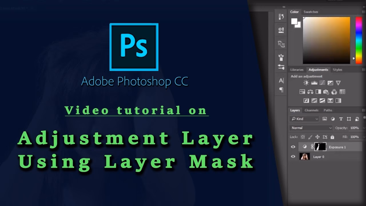 How to adjust layer mask in Photoshop?