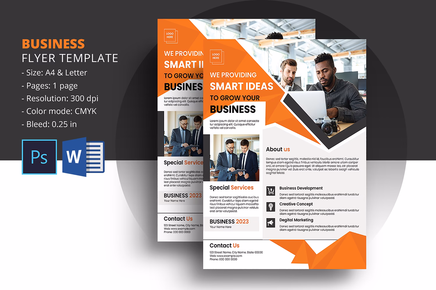 How to create an advertisement in Photoshop?